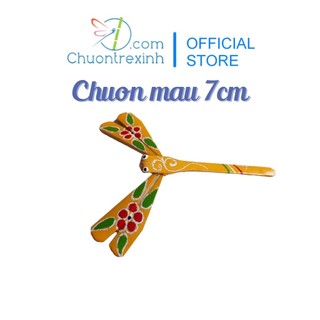 Chuồn chuồn tre 7 bộ 3 con màu vàng