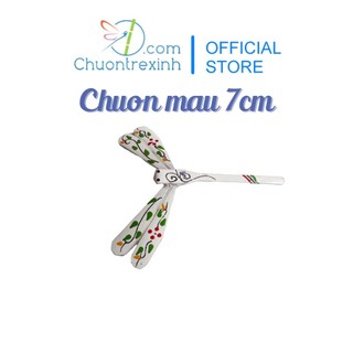 Chuồn chuồn tre 7 bộ 3 con màu trắng
