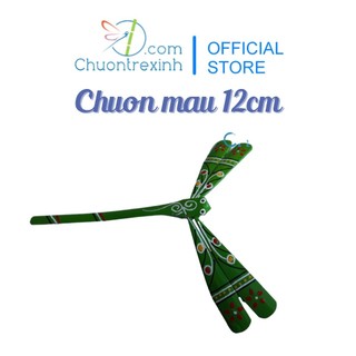 Chuồn chuồn tre 12 bộ 3 con màu xanh lá
