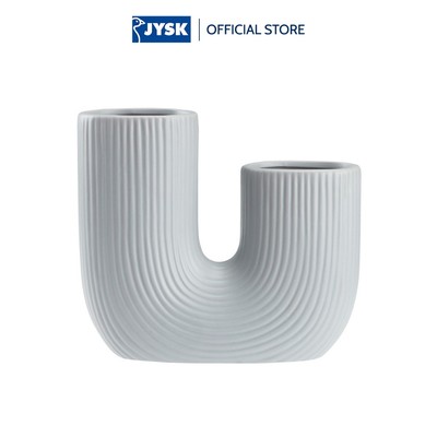 Lọ hoa | JYSK Tormund | sứ | xanh nhạt | R18xD6xC17cm