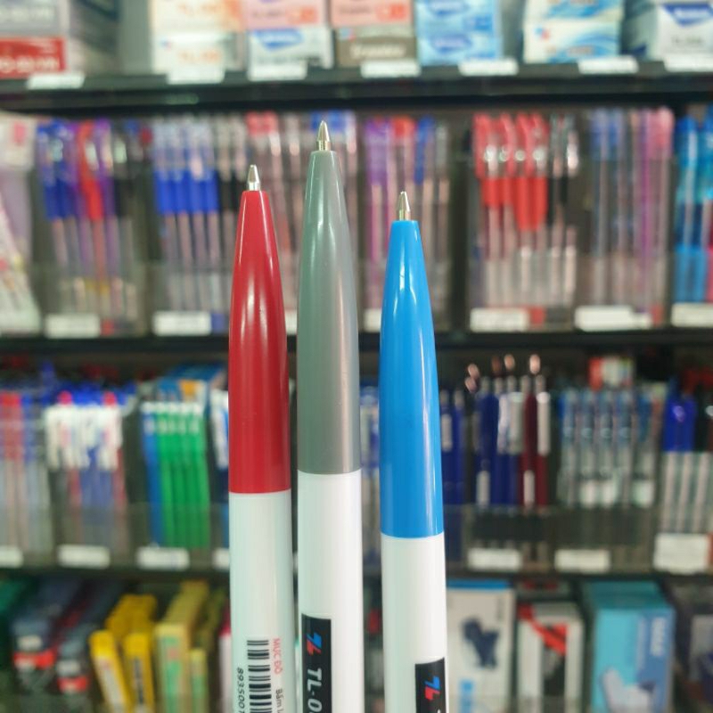 Bút bi bấm Thiên Long TL-08, nét bút 0.8mm
