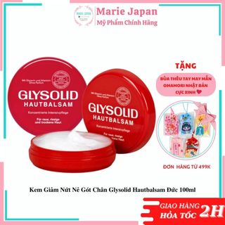 Kem Giảm Nứt Nẻ Gót Chân Glysolid Hautbalsam Đức 100ml