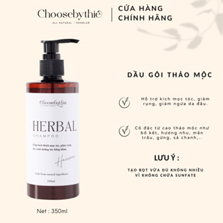 Dầu gội thảo mộc Herbal Shampoo kích thích mọc tóc, ngăn ngừa tóc rụng