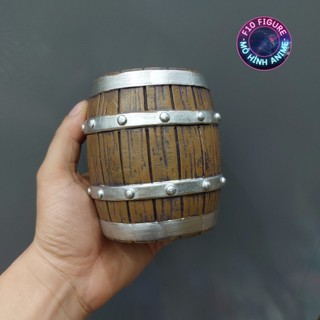 Mô Hình OnePiece thùng rượu- Mô hình thùng rượu cao 10Cm - Hình ảnh thực tế - Giá siêu rẻ cạnh tranh