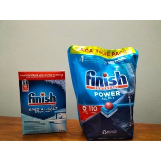 Viên rửa bát Finish nhập khẩu Đức 94 viên All in 1 DÀNH CHO MÁY RỬA CHÉN 8-9-10 -12-13 -14 BỘ