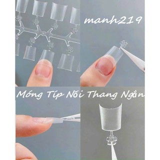 Móng tip nối fom thang ngắn hộp 240 móng - manh219