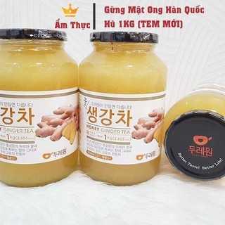 Gừng Mật Ong Hàn Quốc Loại 1 - Lọ 1 kg - Nhập Khẩu Trực Tiếp
