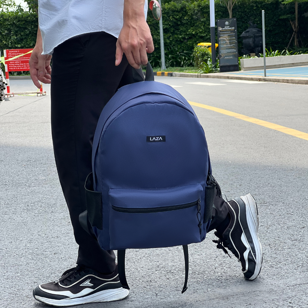 Balo nam nữ đi học đi làm LAZA Swiss Backpack 546 - Chất liệu canvas trượt nước - Thiết kế tối ưu đựng được laptop 15.6
