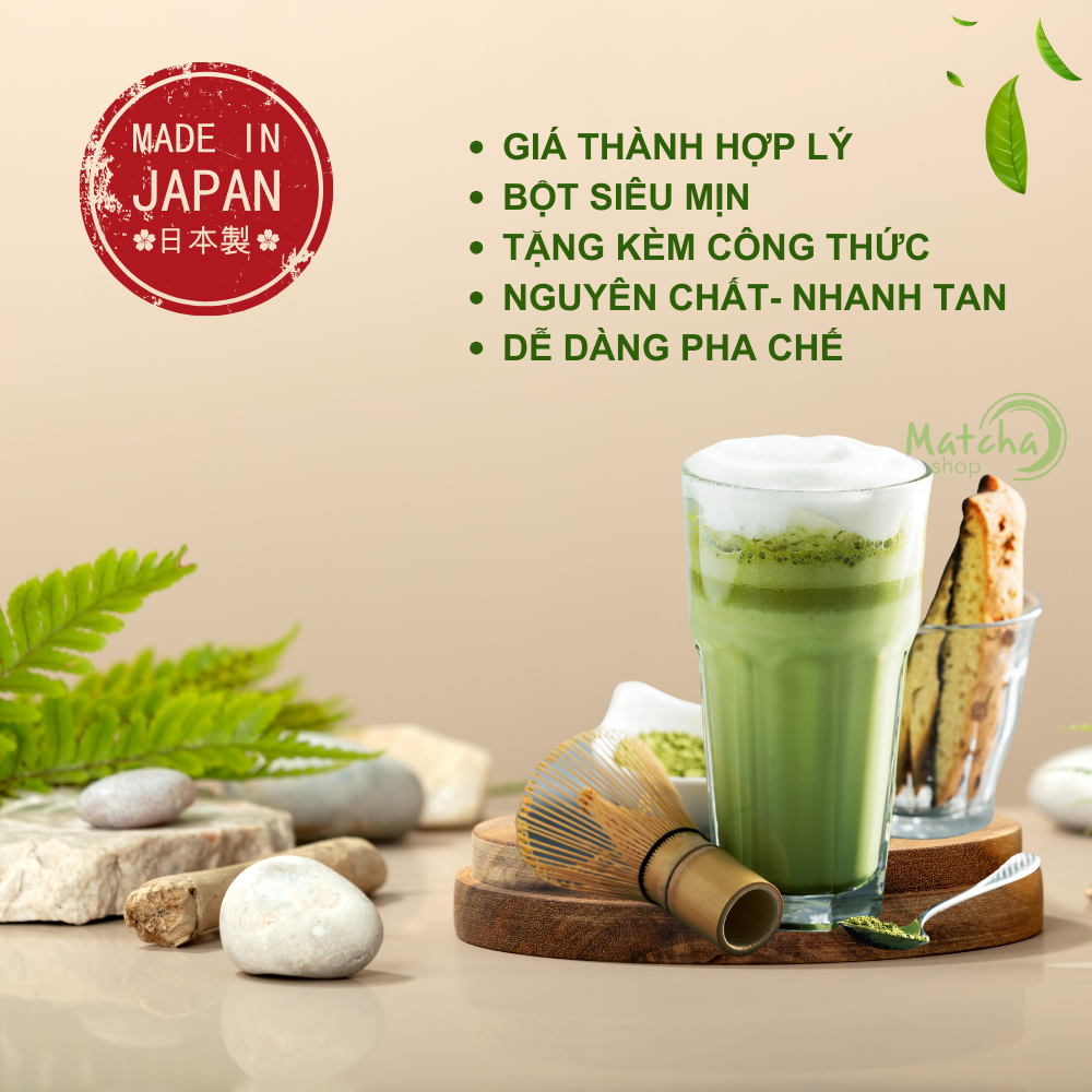 Bột trà xanh matcha Nhật - Natsu 20g-50g-100g