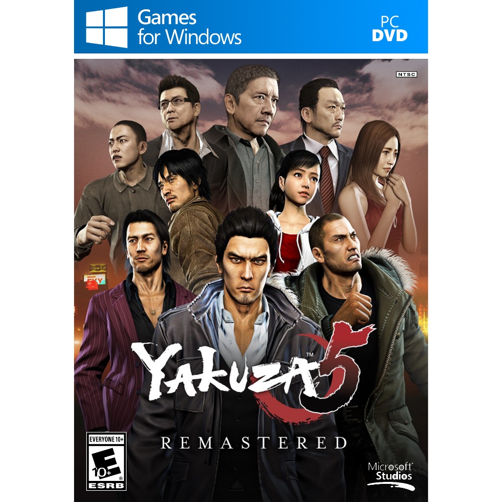 Yakuza 5 Remastered (2DVD) - Đĩa game PC