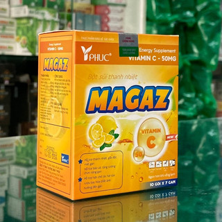 Bột thanh nhiệt MAGAZ giúp thanh nhiệt, giải độc cơ thể, tăng cường khả năng chống oxy hóa, cải thiện làn da ngừa mụn