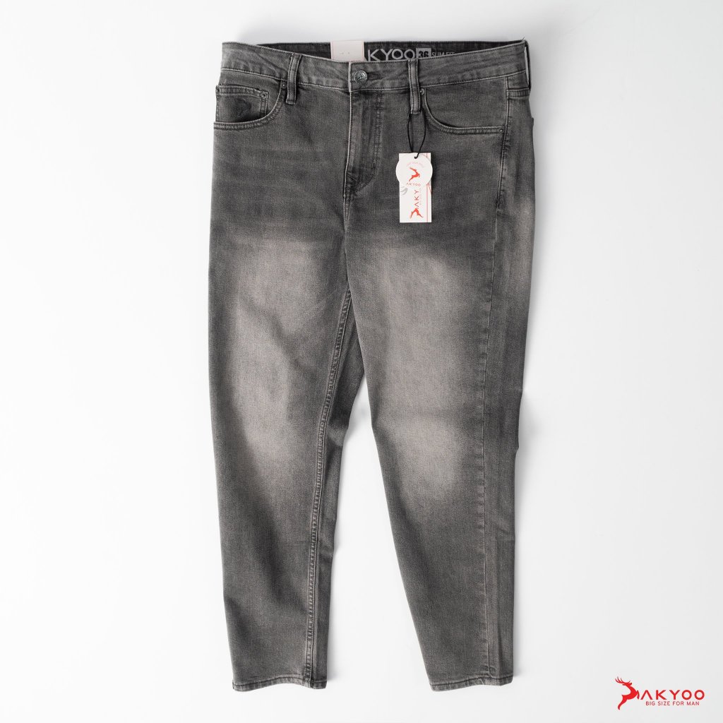 Quần Jean Nam Bigsize Size Từ 80kg-140kg, Chất Jean Co Giãn 04 Chiều - QJ XAM NHAT