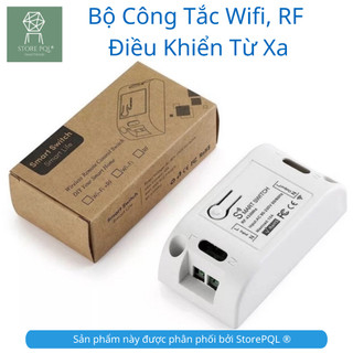 [Tặng Pin] Công Tắc dán tường tuya, tắt bật mọi vị trí Tắc  không cần đi dây điện RF 433Mhz công tắc