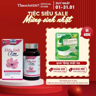 Điều kinh eva - hỗ trợ điều hòa kinh nguyệt - hộp 80g viên hoàn