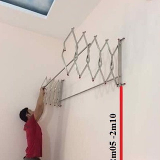 [BIG SALE] Màn Khung Xếp Gấp Gọn Khoan Tường Thông Minh Hoàng Nhân II Bảo hành 1 năm