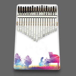 Đàn kalimba 17 phím , kalimba 17 phím nguyên khối, kalimba giá rẻ, tặng dán phím sắc màu, full phụ kiện