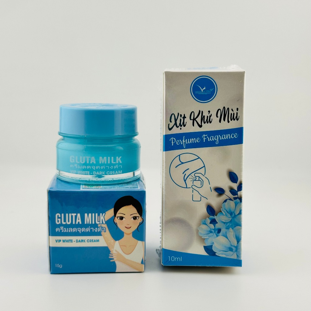 Kem Body Hỗ Trơ Làm Mờ thâm Gluta Milk giúp mờ các vùng da sạm 15gr Hàng Chính hãng