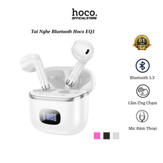  Tai nghe bluetooth Hoco EQ1 tai nghe nhét tai không dây có mic đàm thoại âm thanh nổi cảm ứng. 