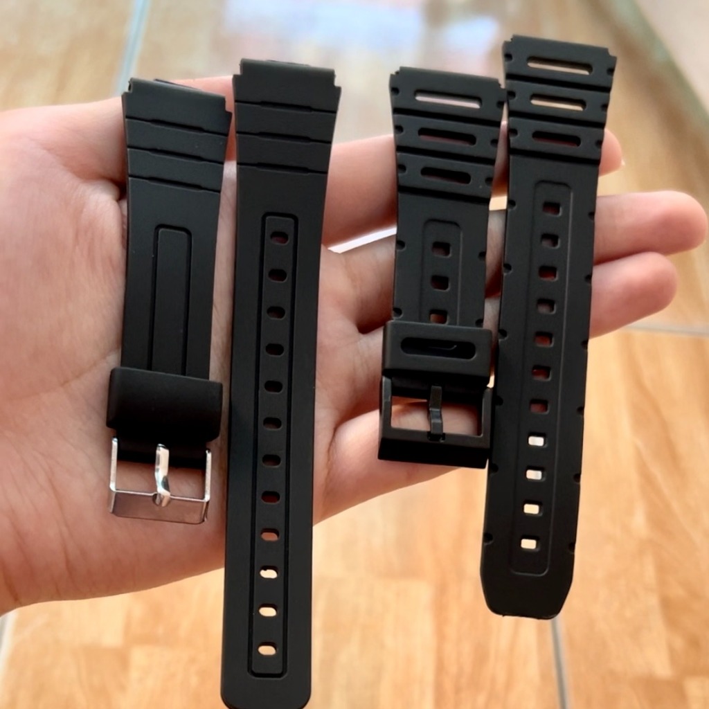 Dây Cao Su Thay Thế Cho Đồng Hồ Casio Tặng Kèm Chốt Gắn Và Dụng Cụ Tháo Lắp