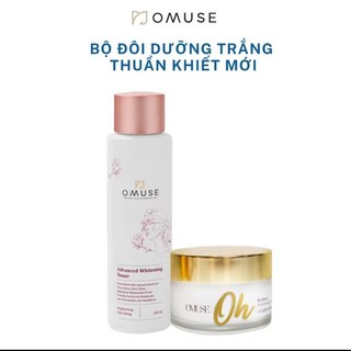 Combo sản phẩm dưỡng trắng và cấp ẩm cho mọi loại da OMUSE Oh So Glowy Brightening