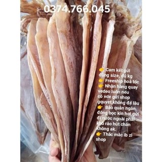 {500g-1kg} Mực Khô câu Vân Đồn loại to Dày Mình siêu ngọt như hình