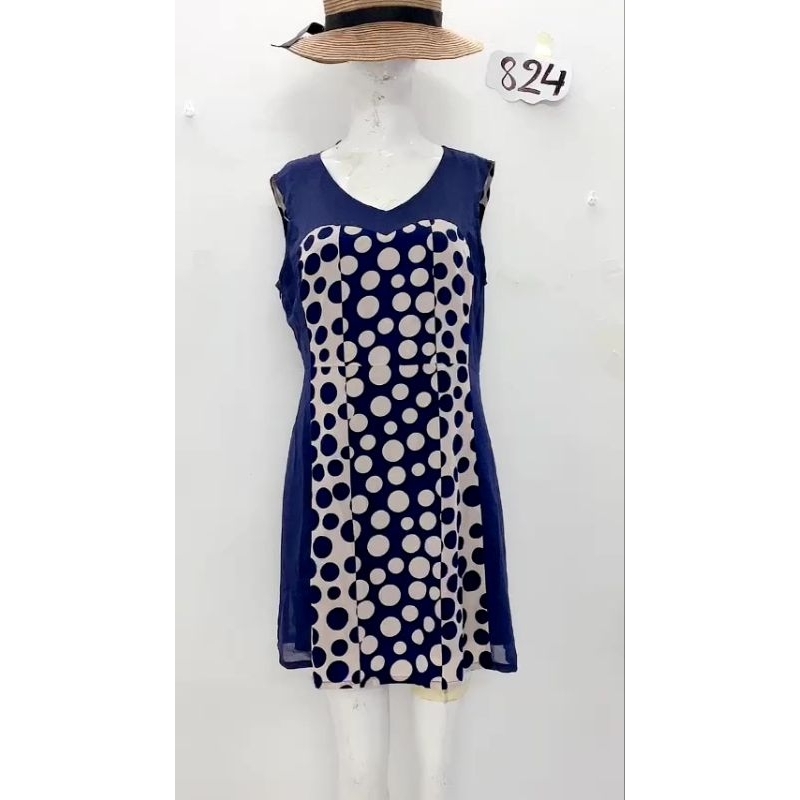 đầm voan chấm bi size M/L. S824