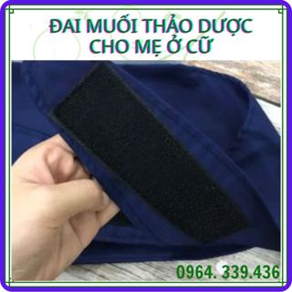 Đai quấn muối Thảo Dược Túi Chườm Bụng Có Dây Quấn Dán Đai - HN