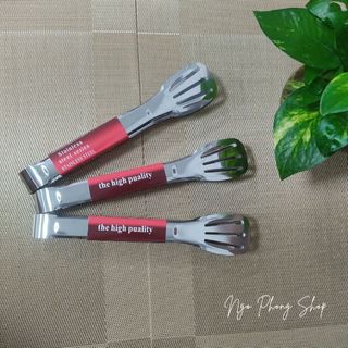 Kẹp gắp inox. Kẹp gắp bánh ngọt, Kẹp gắp đa năng. Kích thước nhỏ gọn phù hợp nhiều nhu cầu sử dụng.