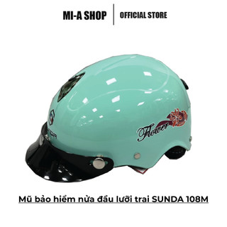 Mũ bảo hiểm nửa đầu lưỡi trai sunda 108m