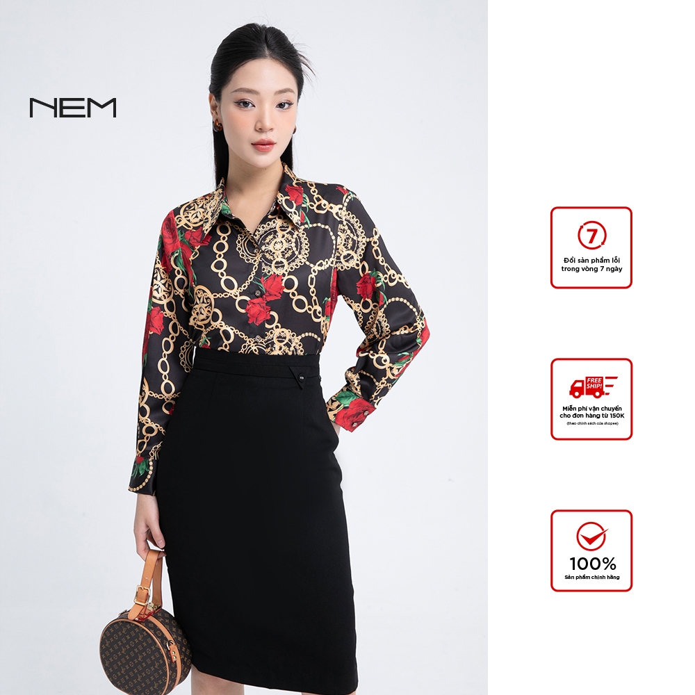 Áo sơ mi thiết kế Nem Fashion 15202 giá tốt