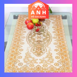 Khăn trải bàn hoa văn 60 x 120cm-60 cm - hàng cao cấp