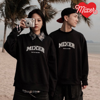 Áo nỉ cotton MIXER "OTTN Sweatshirt" tay dài cổ tròn oversize nam nữ unisex