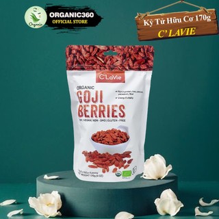 Kỷ tử hữu cơ c'lavie organic goji berries 170g