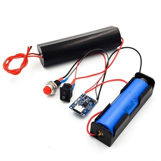 Bộ module tăng áp 1000kv dây vàng, máy đánh lửa, module chế học tập ( combo linh kiện đầy đủ chưa hàn )