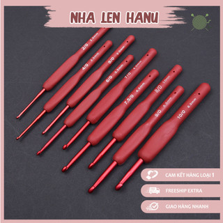 Kim móc hoa tulip đỏ cán mềm