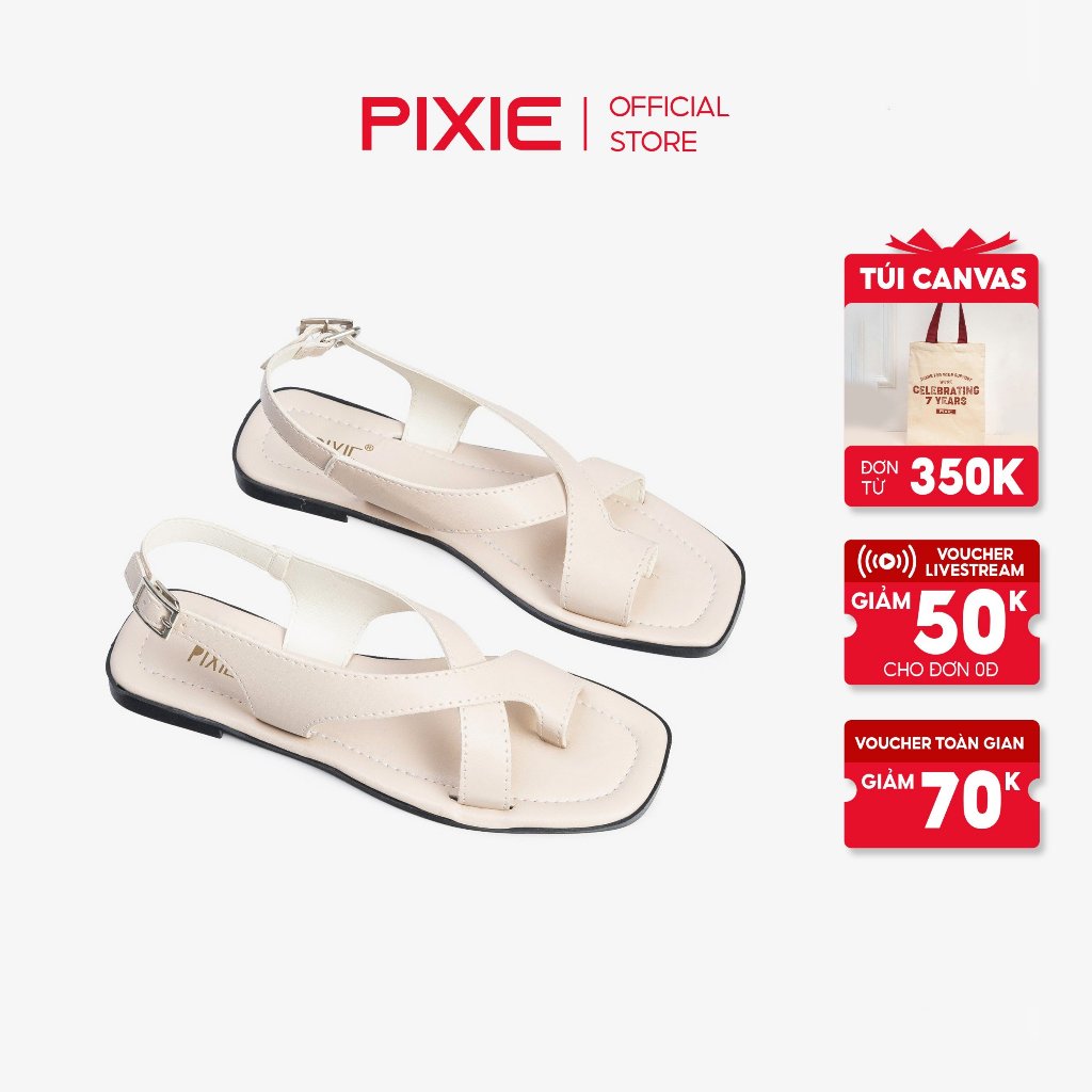 [Form nhỏ] Giày Sandal Bệt Xỏ Ngón E114 Pixie