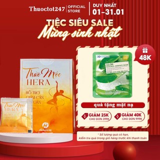 Trà giảm cân hera plus -Thảo mộc giảm cân hera plus 30v chính hãng
