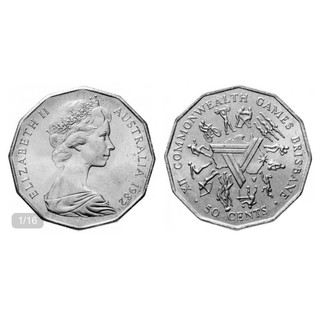 Đồng xu 50 cents của Australia 1982