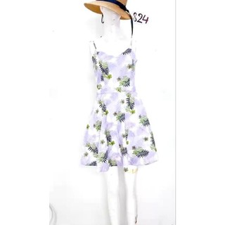 đầm xòe họa tiết size S. S824