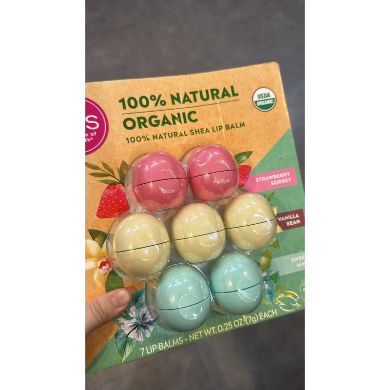 [AUTH BILL MỸ] Son dưỡng Trứng Eos lipbalm