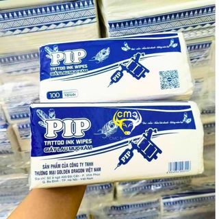 Giấy lau mực xăm PIP Tattoo Ink Wipes
