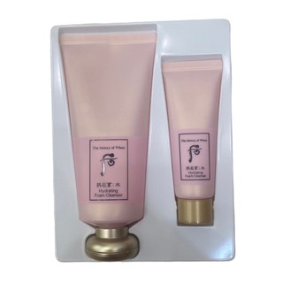 Sét Sữa rửa mặt Whoo hồng cấp nước kiềm dầu và không gây khô da Whoo Gongjinhyang Soo Hydrating Foam Cleanser 180ml+40ml