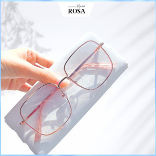 Kính mắt vuông chống ánh sáng xanh đính đá phiên bản thời trang - Mã SP D00