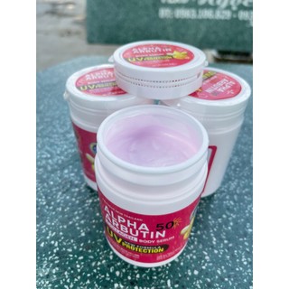 Kem kích trắng alpha arbutin chống nắng spf 50+ collagen 250g