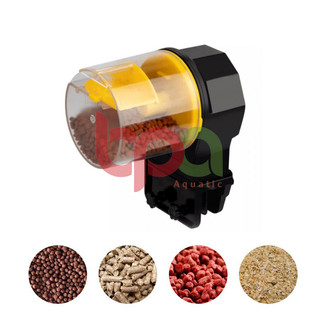 Máy cho cá tép ăn tự động - automatic feeder yellow tiện lợi khi đi xa bể ở nhà