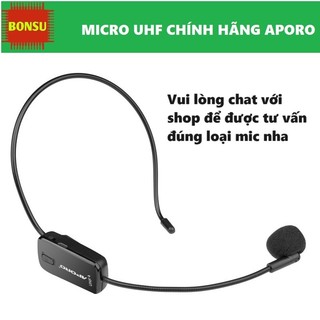 Micro không dây UHF Aporo chính hãng