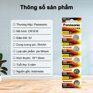 Nuôi nguồn Pin Panasonic CR1616 3V (Pin CMOS) CR1616 DL1616 ECR1616