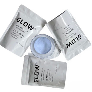 Bột Tẩy tóc Glow Plus Bột tẩy xanh tím mịn khử vàng nano 500g