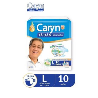 Tã dán người lớn caryn siêu thấm size m - 10 miếng