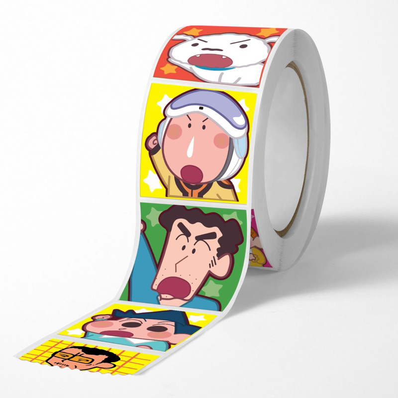 500 hình dán/ miếng dán/ Sticker Shin cậu bé bút chì trang trí, dán chống va đập laptop, điện thoại